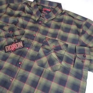 NWT Dixxon Elm St 2.0 Men"s 5X 5XL Flannel Shirt